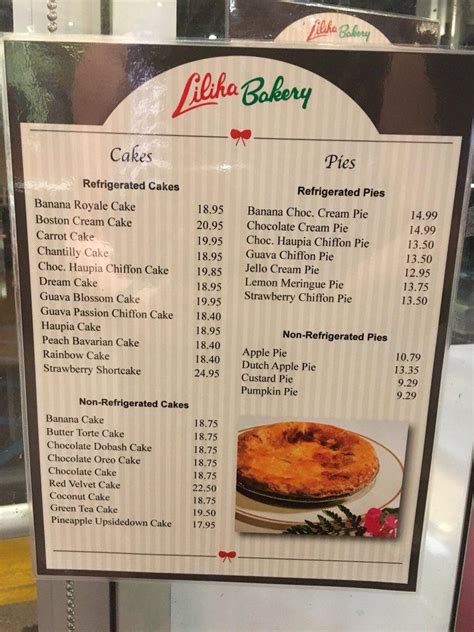 liliha bakery honolulu|liliha bakery kuakini menu.